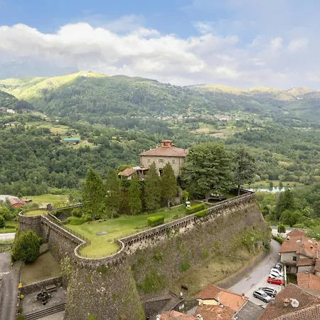 Historic Castle Overlooking Garfagnana Valley Camporgiano